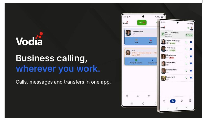Vodia Phone 2 Turns Android Phones into Vodia Extensions